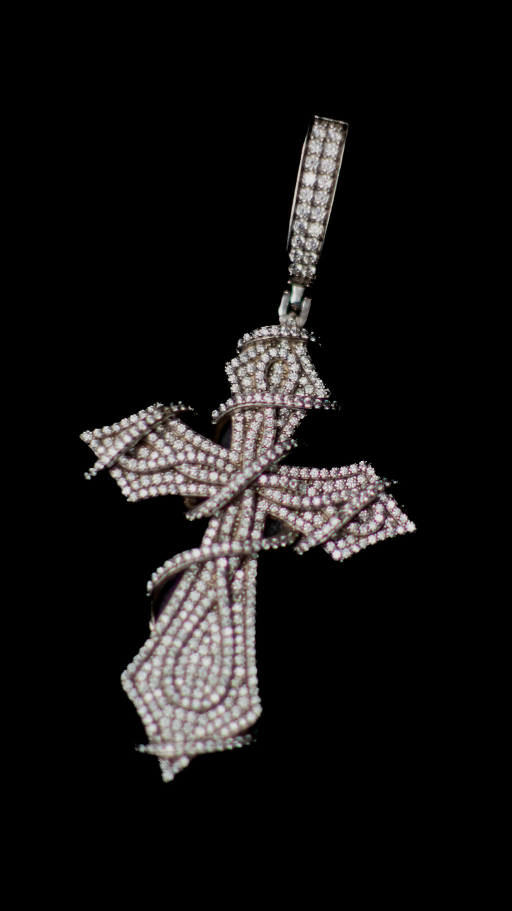 Colgante Cruz Pavé