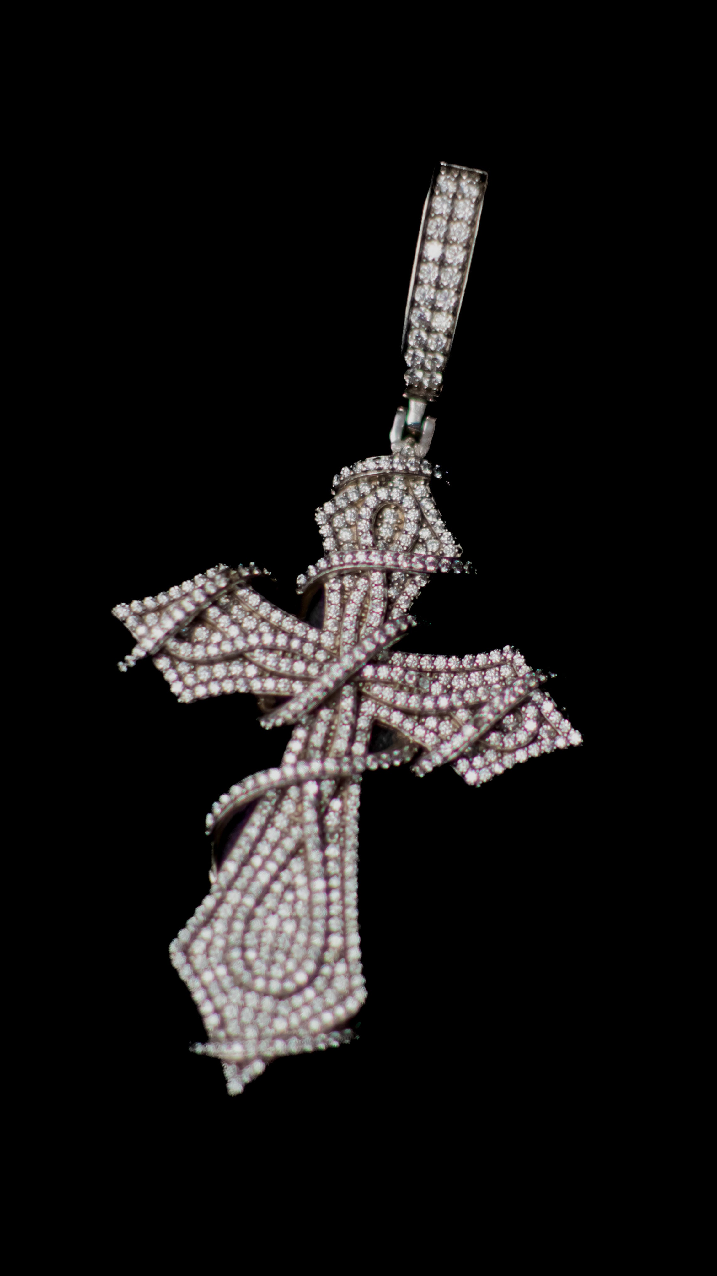 Colgante Cruz Pavé