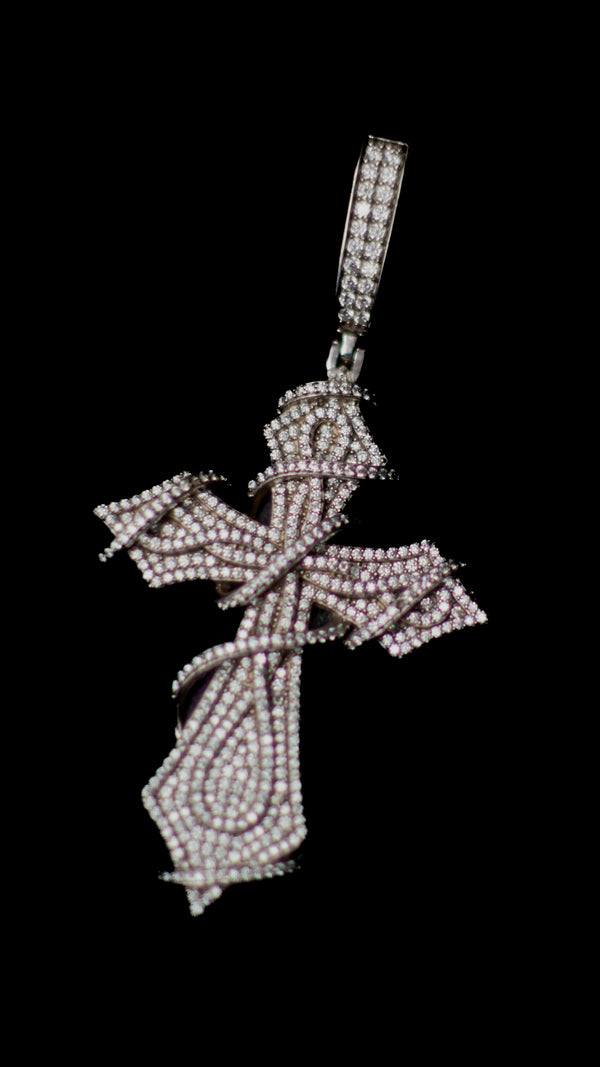 Colgante Cruz Pavé