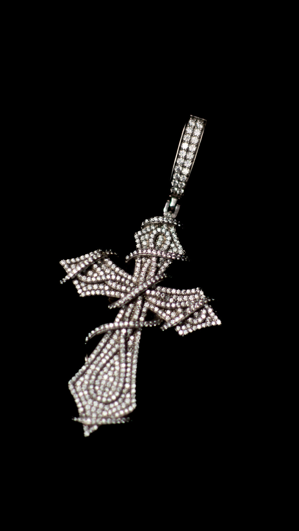 Colgante Cruz Pavé